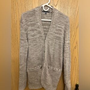 John Vararos Brown and White Men Cardigan